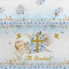 Suhelkit Mi Bautizo Boy Baptism Decorations Party Tablecloth, 3 Pack