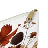 Pressed Flowers Accessory Pouch - Floral Makeup Bag for Nature