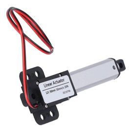 Micro Actuador Lineal, Actuador Lineal Eléctrico Pequeño de 2 "de Carrera, Interruptor de Límite Integrado de 12 V CC, Mini Motor de Actuador Impermeable para(Carrera 50 mm-30 mm/s-20N)