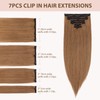 TESS Clip-In Real Hair Extensions, Remy Real Hair Extensions 06
