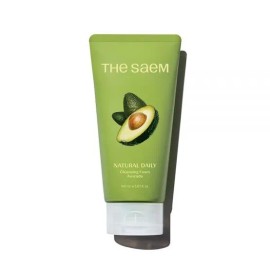 The Saem 더샘 내추럴 데일리 클렌징 폼 저자극 진정 촉촉 4종 모음 택 1+1 MNS 아보카도