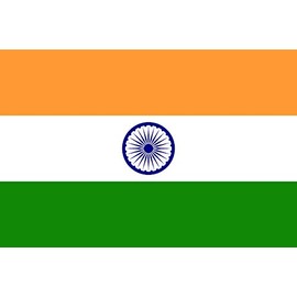 Karabu India flag cm 90 x 150 cm in fabric