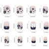 Press on Nails Square Short Length, 24Pcs Full Cover Reusable