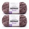 Bernat Velvet Mocha - 2 paquetes de 300 g/10.5 oz