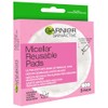 GARNIER Skin Active Ecopads Discos Desmaquillantes Reutilizables de Microfibra 3