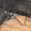 Hydroware Triangle Shower Drain - Stainless Steel Triangular Shape Shower