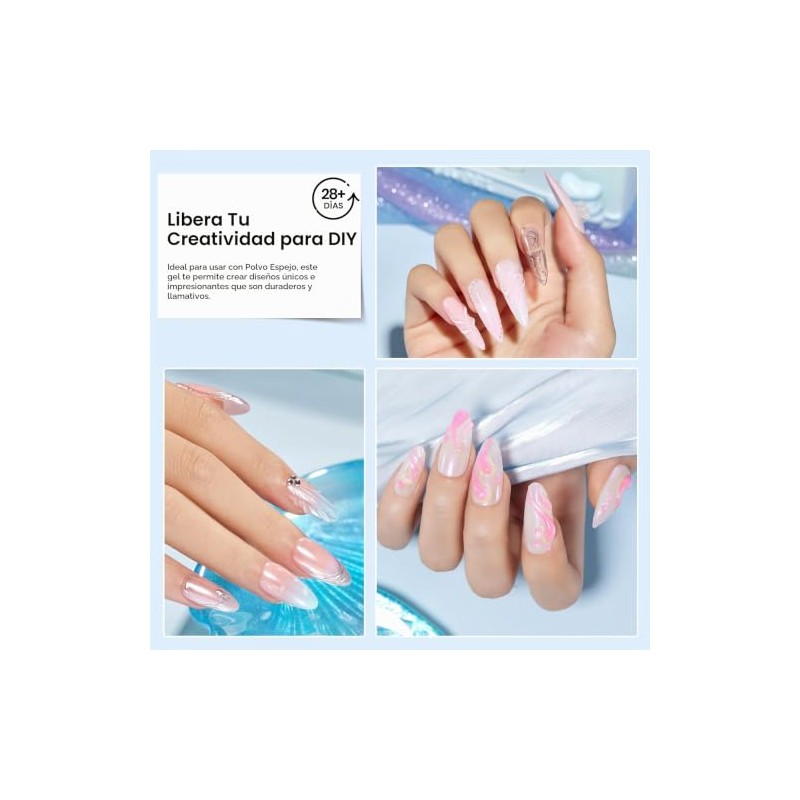 Beetles Gel Esculpido 3D Transparente para Uñas 15 ml