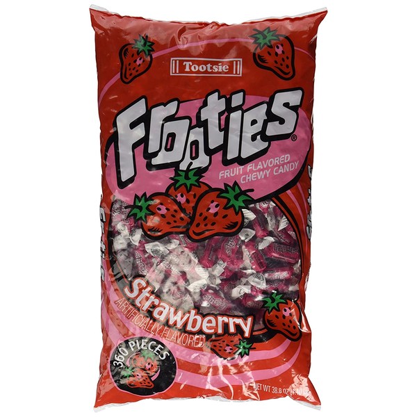 Tootsie Roll Strawberry Frooties - 360 Pack,38.8OZ