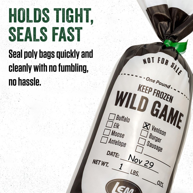 LEM Products Poly Bag Tape Machine with Tape