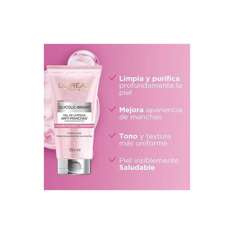Skincare Peeling Anti Manchas Glycolic Kit 4 Pasos