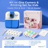Kids Instant Print Camera with App & Bluetooth, Mini Printer