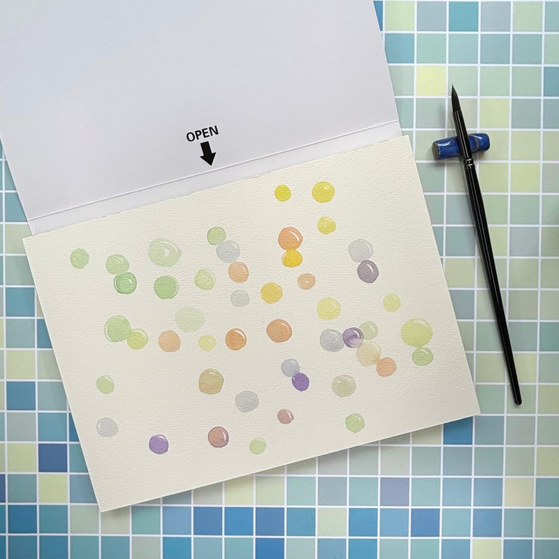 Leyton 16K Large Watercolour Pad 100% Cotton, 300gsm, Fine Grit,