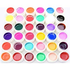 LUMINA [Color Gel, 0.2 oz (5 g), 36 Color Set, Starter Kit, 2] For Nail Tips, UV Resin, Bio Gel Replacement, Gel Supplies, Gel Light, UV LED, UV Light, LED Light, Self Nail, Home Nail Salon, 30 Colors, 12 Colors, Color UV Resin