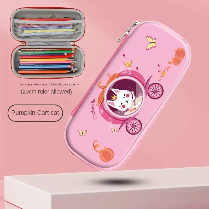 K&H Lapicera 3d Estuche Lápices Dibujos Animados Mayoreo 5pz Niñ