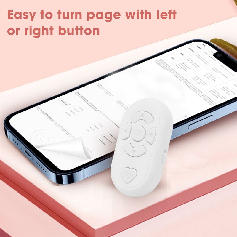 Bluetooth Remote Control Page Turner, für TikTok für Kindle App