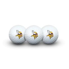 Team Effort Minnesota Vikings Pack of 3 Golf Balls