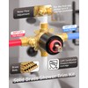 Bronze Shower Tub Faucet Set: WOWOW Single Handle Bathroom Shower