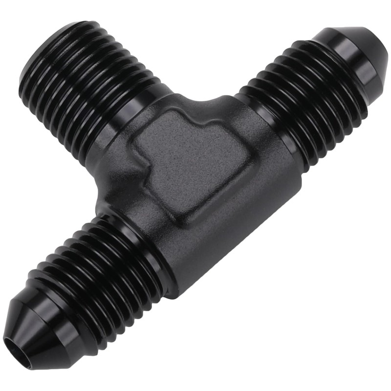 Podavelle 3AN Male Flare Tee to 1/8 NPT on Side
