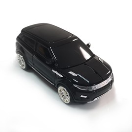 WUQIDA Car Mouse - Wireless SUV Shaped Mouse, 1600 DPI, 3D, 2.4GHz, USB, LED Blue Light Headlights for Laptop