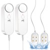 Daytech Water Leak Detector 2-Pack – 100dB Loud Alarm with