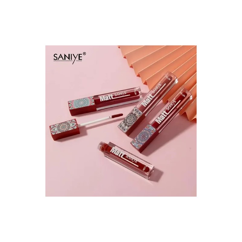 Set 8 Labiales Líquidos Efecto Matte Intensidad De Color