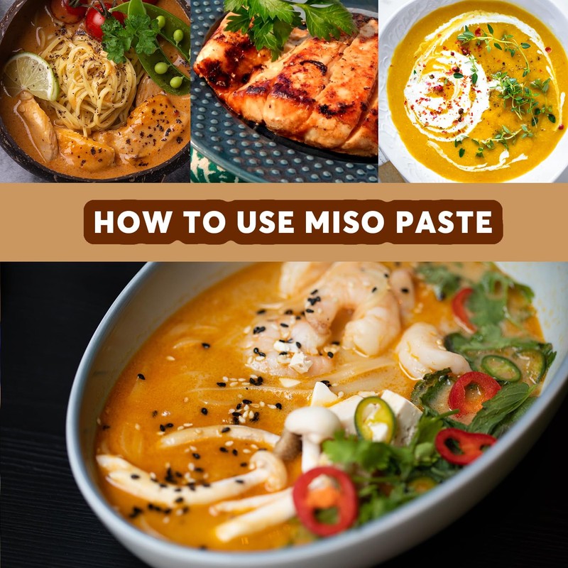 YUHO Organic Shiro Miso Paste, No GMO, NON-MSG, Japanese Style