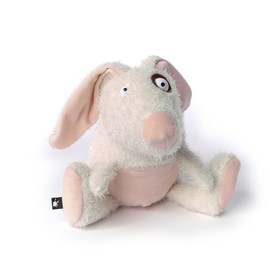 SIGIKID 42652 Bumble Crumble BeastsTown Rabbit for Girls, Boys and Adults, Cuddly Toy Recommended from 2 Years, White/Pink/Rabbit