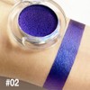 evpct Royal Blue Purple Duochrome Eyeshadow Palette Makeup, Metallic Chameleon
