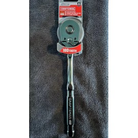 Craftsman NEW Craftsman Overdrive 180 Tooth 1/2 in Drive Gunmetal Chrome Ratchet CMMT82113