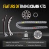 KUSATEC 9-4200SA Engine Timing Chain Kit w/Chain Tensioner Guide Rail