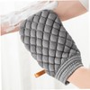 WOONEKY Exfoliating Bath Towel Back Scrubber Shower Brush Buffer Personal