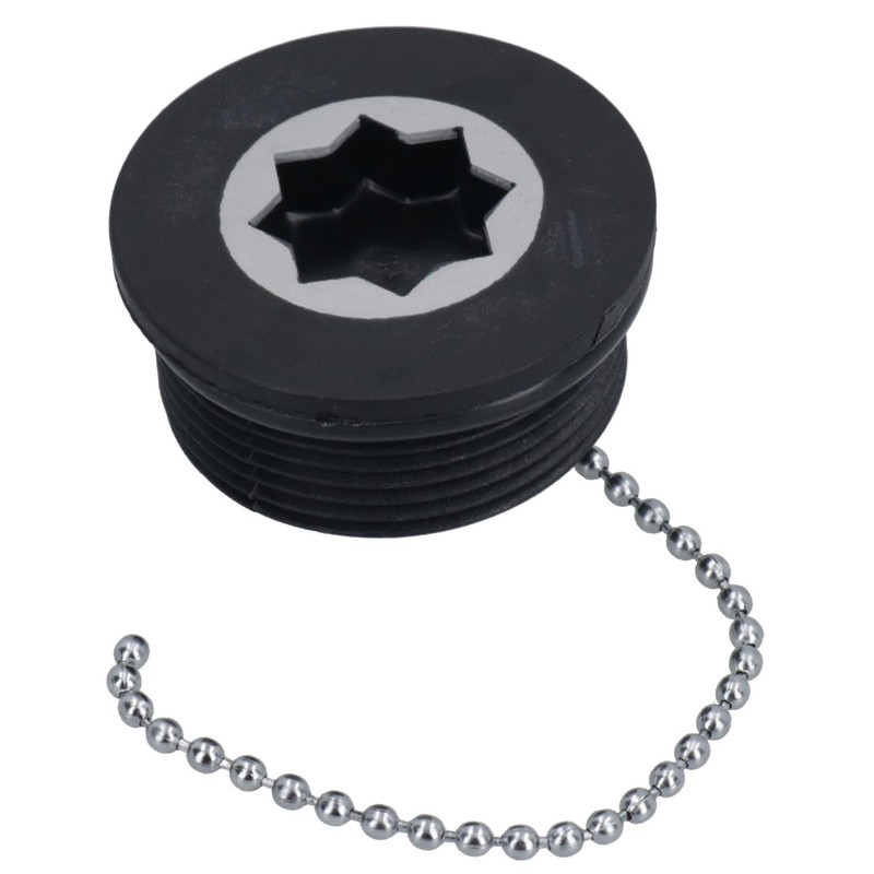 Goiot Deck Filler Spare Cap with Chain 46mm for Boat