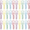 Holibanna 100 Piezas Clip de Papel Irregular Clips Gigantes Multicolor