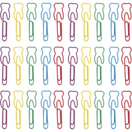 Holibanna 100 Piezas Clip de Papel Irregular Clips Gigantes Multicolor para Oficina Metálicos para Notas Diarios y Manualidades