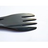 Spork Black Titanium Outdoor Spork Cutlery Fork Spoon with Nylon