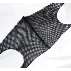 [IKplus] MA-12 Skin Mask Mesh Sports Mask Washable Gym Running Fitness Made in Japan (Kaki, M)