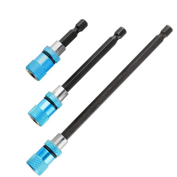JONMON Drill Bit Extension, Magnetic Screwdriver Bits Holder, 60/100/150 MM