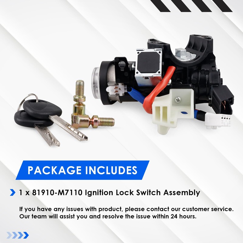 81910-M7110 Ignition Lock Switch Assembly with 2 Keys, Ignition Switch