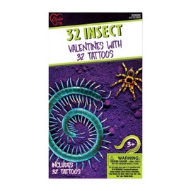 32ct Insect Valentines with Tattoos
