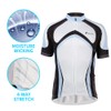 Tiekoun Men's Cycling Jerseys Tops Biking Shirts Short Sleeve Bike