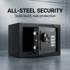 Mini Safe Box, Small Money Safe with Digital Keypad &