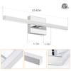VOLISUN Modern Bathroom Vanity Light 23.6 inch, 14W Dimmable 5CCT