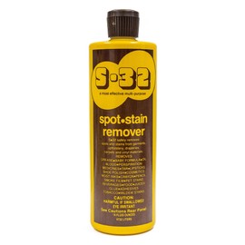 S-32 Spot Stain Remover, Safely Removes Stubborn Spots and Stains, Commercial Use, Household Needs, 15.2 Ounces, 4 Pack