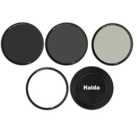 Haida HD4760-58 58mm Magnetic Filter Set MC Optical Glass Incl Adapter, ND64, ND1000, CPL, Magnetic Lens Cap, Tortoise Case
