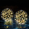 Floating Pool Lights Solar Powered, 2 Packs IP68 Waterproof Solar