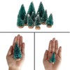 (3.5/4.5/6.5/8.5 cm) 50 Pieces Mini Christmas Tree Artificial Christmas Tree