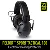 Electronic Hearing Protector by Peltor, Sport Tactical 100, Ear Protection,