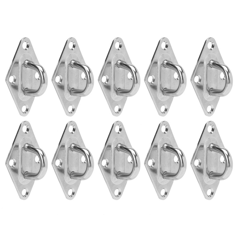 10Pcs Eye Plate 316 Stainless Steel Heavy Duty Suspension Pad