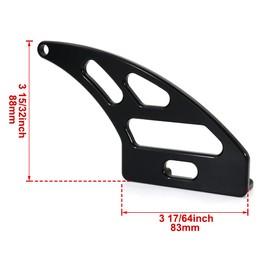 Xitomer Motorcycle Universal Lower Chain Guard Chain Guard Road Racing Toe Guard Toe Chain Guards Aluminum