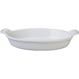 Heritage Oval Au Gratin Dish - White